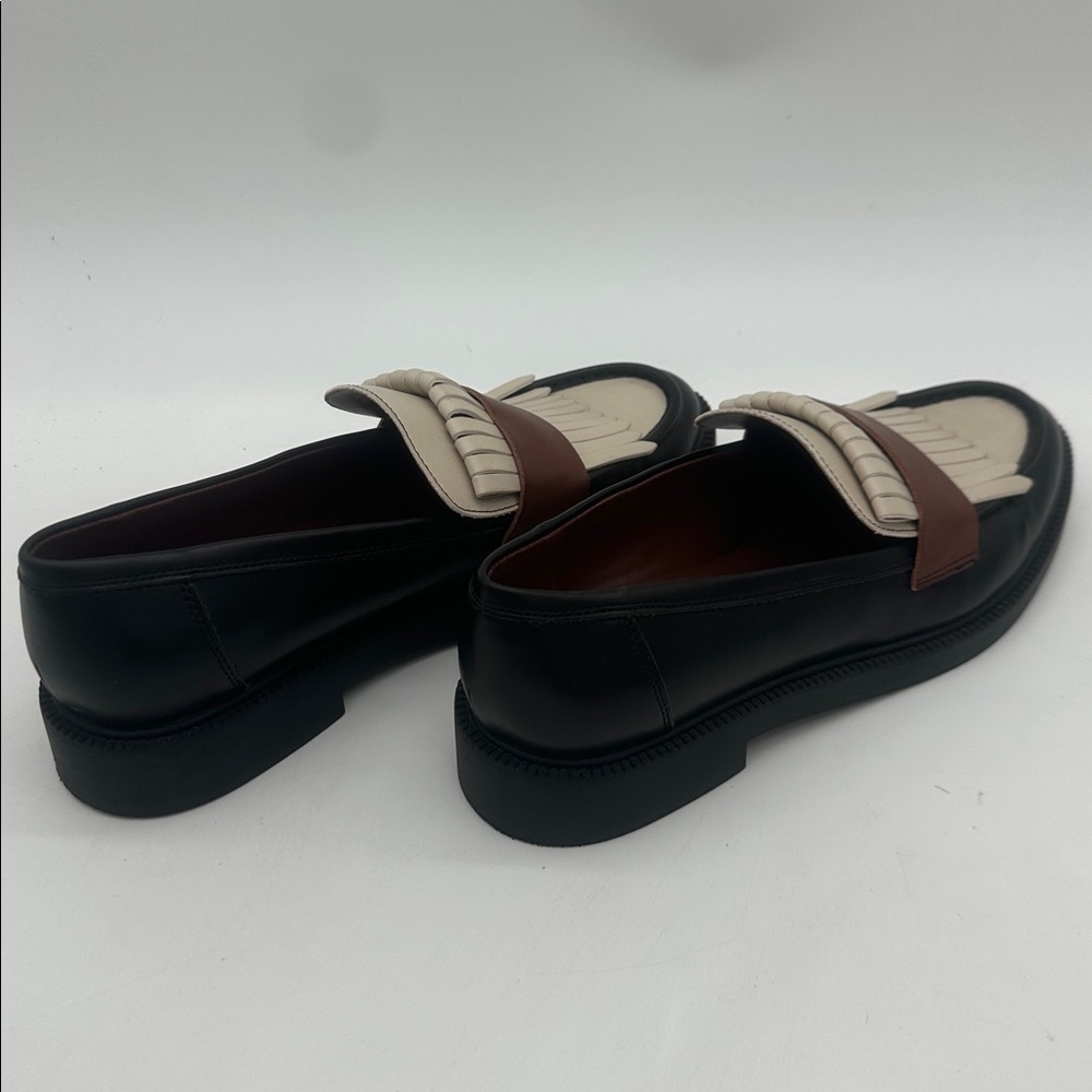 Marc Fisher Black Brown Creme MFCalixy Loafers Women’s Size 9.5M - Picture 11 of 16